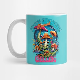 Just chilling - mushrooms cottagecore Mug